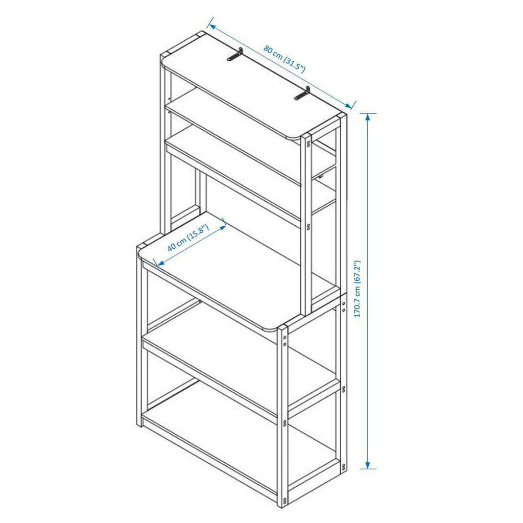 5-level Packer Rack For Kitchen Cabinets, Coffee Bars