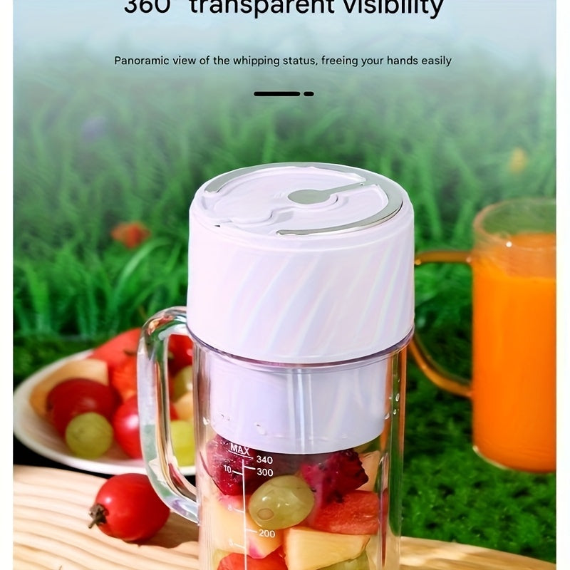 Portable Blender Rechargeable Blender Travel Cup With Lid And Straw